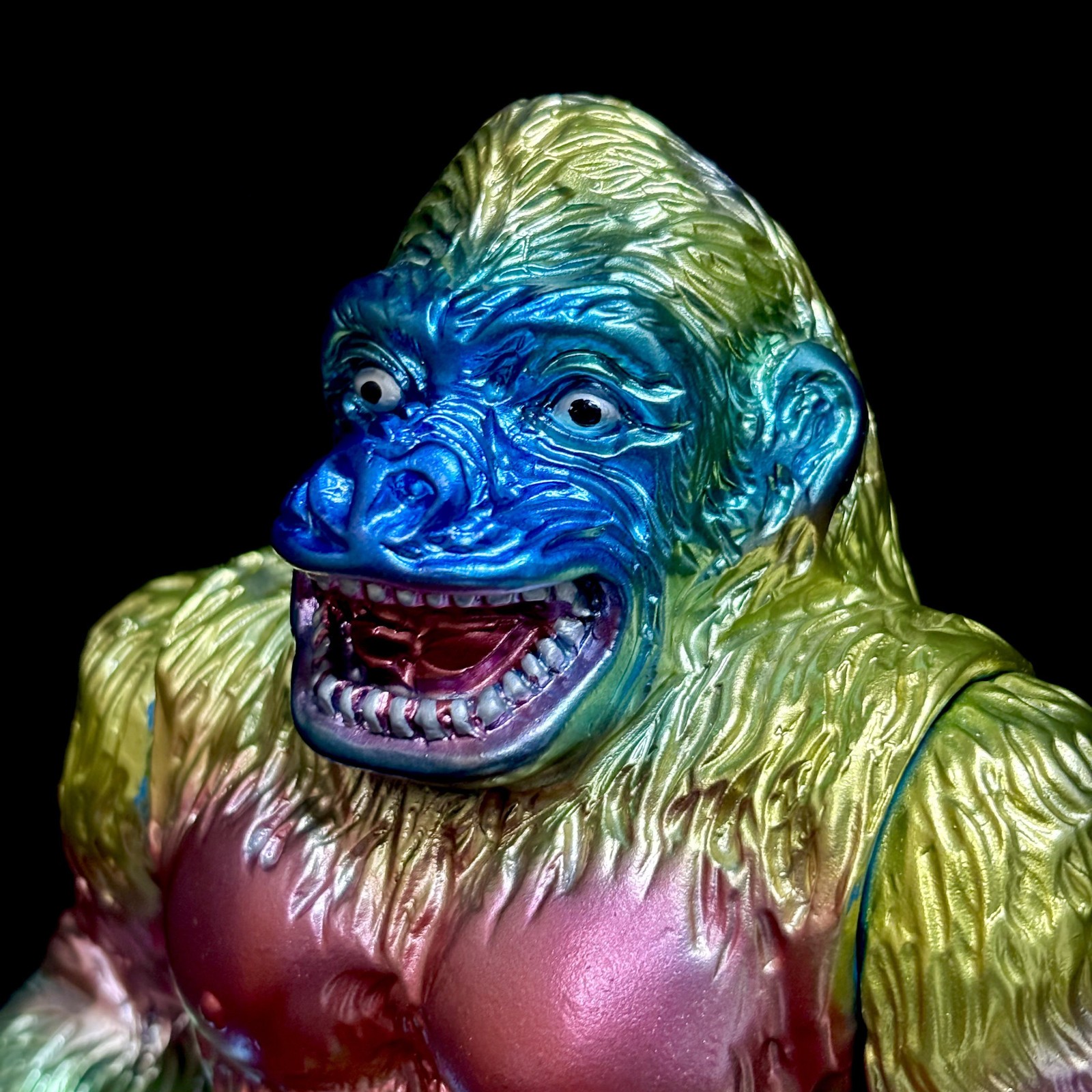 Marusan Giant Gorilla Sofubi Figure Repaint Custom 20cm Japan Kaiju