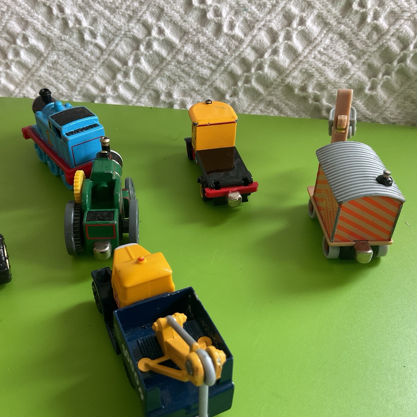 6-Thomas &Friends Push Pull Vehicles Lot Butch Isobella Jack Trevor Ned Thomas