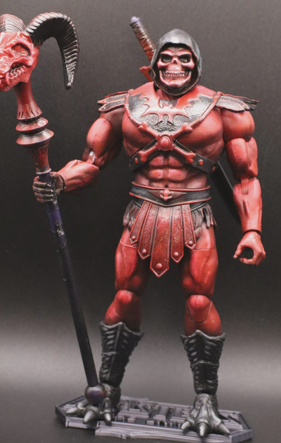 Custom MOTU-Inspired Action Figure – Red Skeleton 7&Prime;