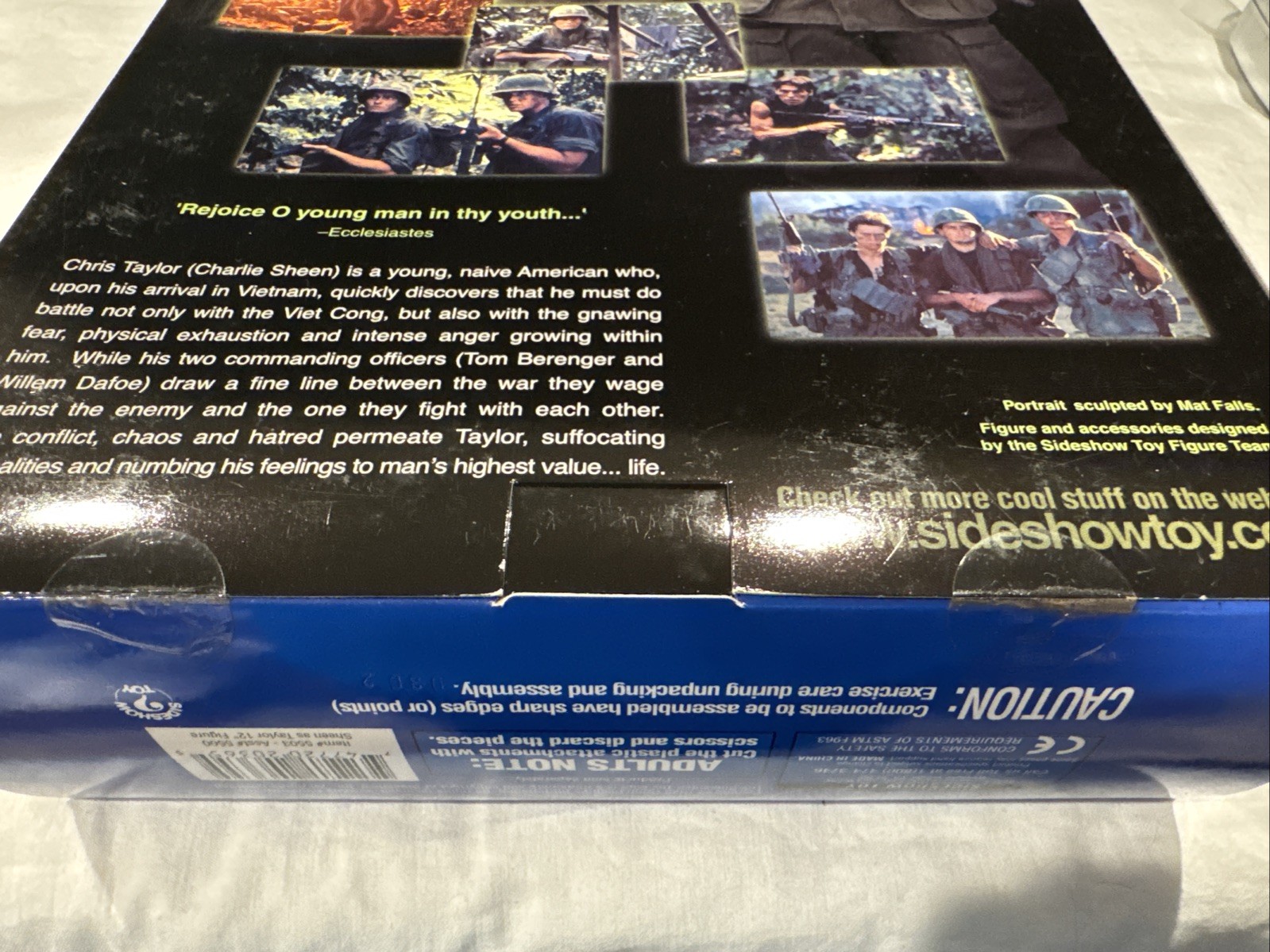 Sideshow Collectibles “Platoon” PVT. CRIS TAYLOR 12” Fig. Never Been Opened