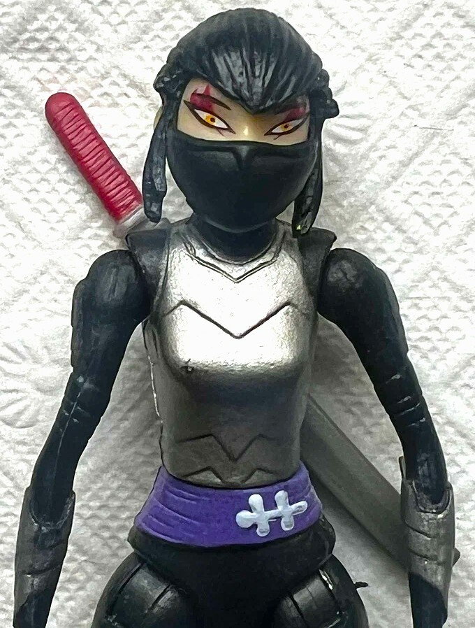 NINJA TURTLES action figure KARAI shredder daughter TMNT toy PLAYMATES girl kari