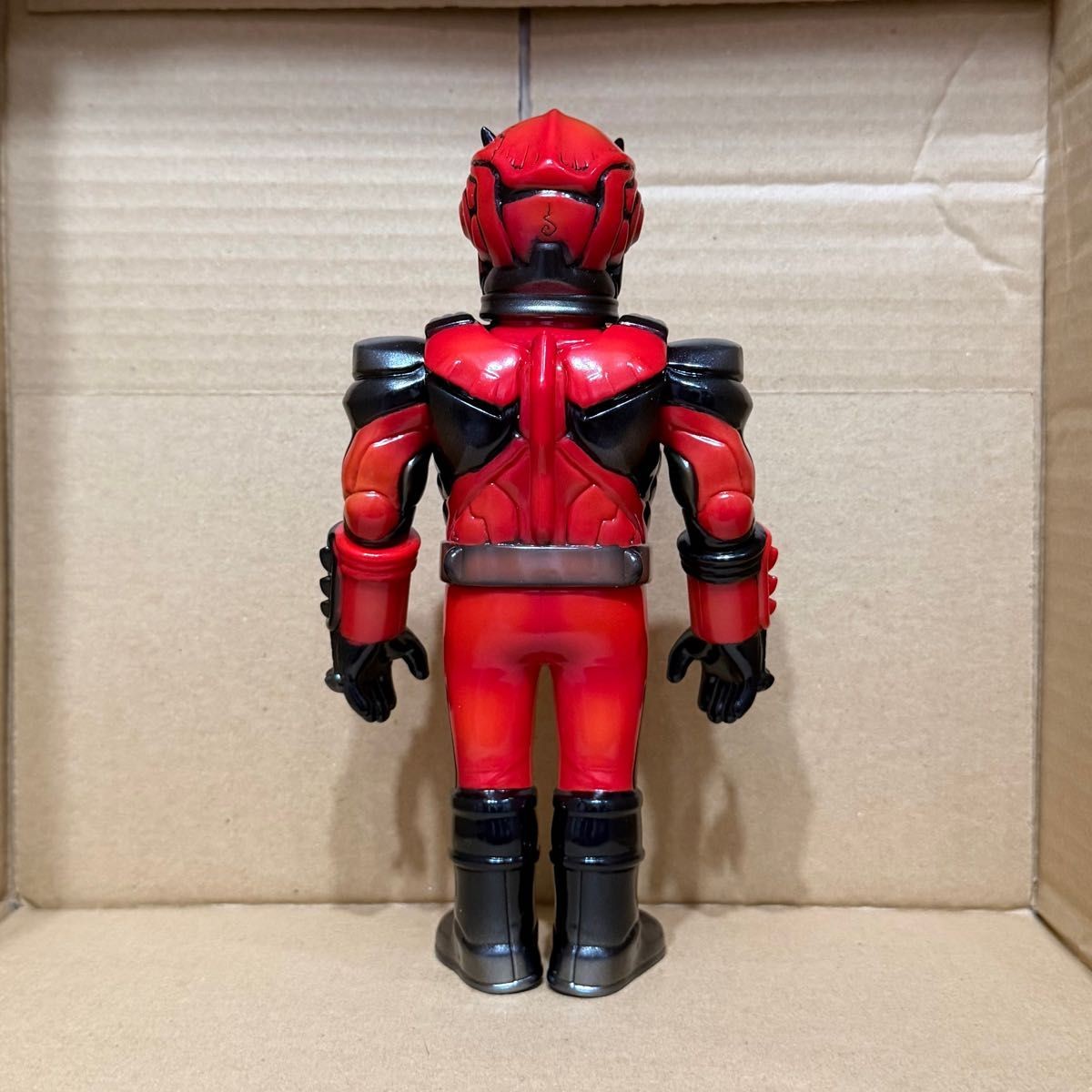 OJOSTUDIOTOYS Parody Hero Sofubi Figure Red Ver Soft Vinyl Designer Toy Japan