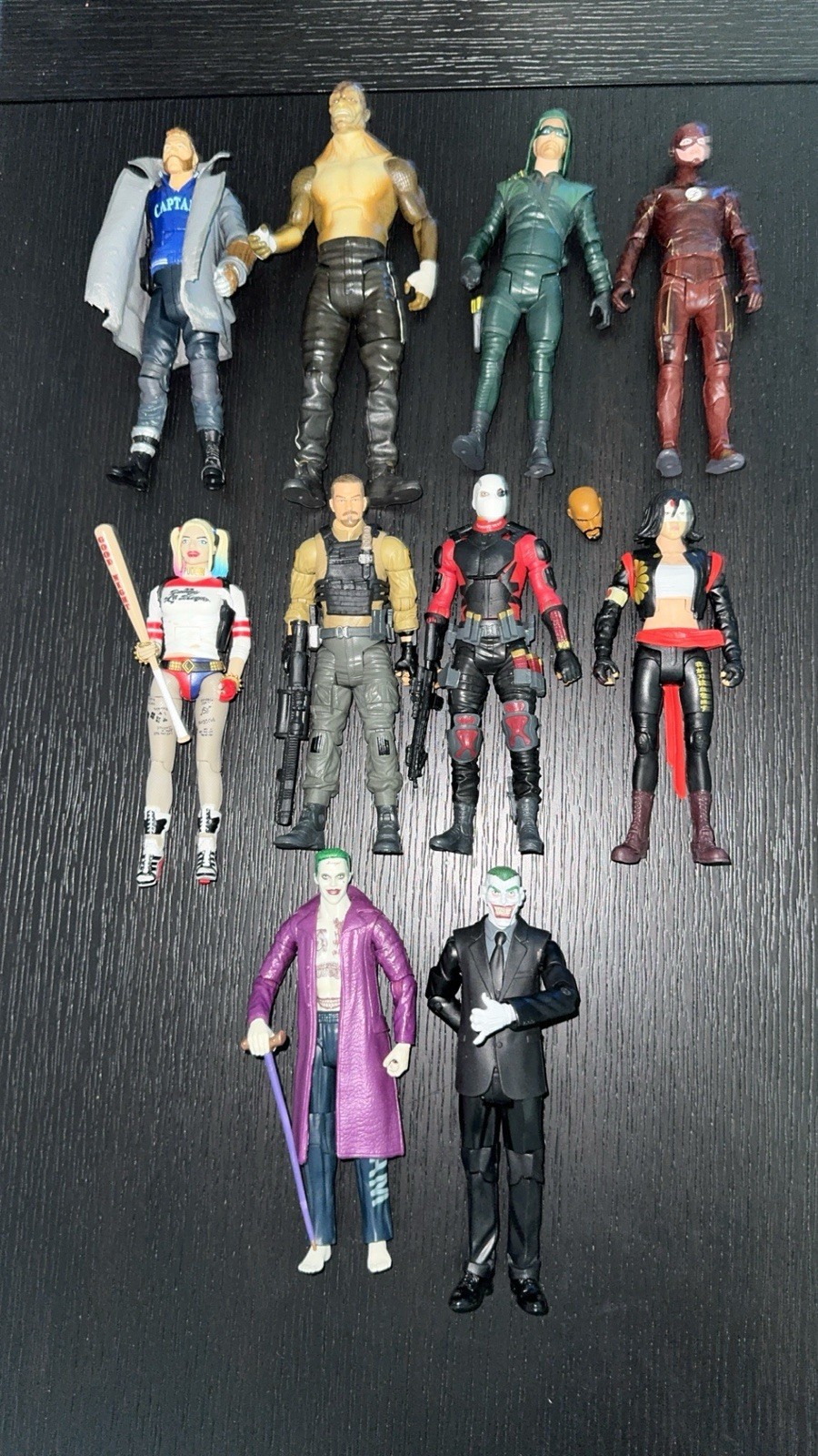 Mattel Dc Multiverse Killer Croc BAF Wave Suicide Squad Flash Joker Arrowverse