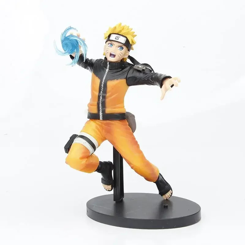 1Pc 20cm Anime Naruto Sasuke Kakashi Uzumaki Gaara Action Figures Cartoon