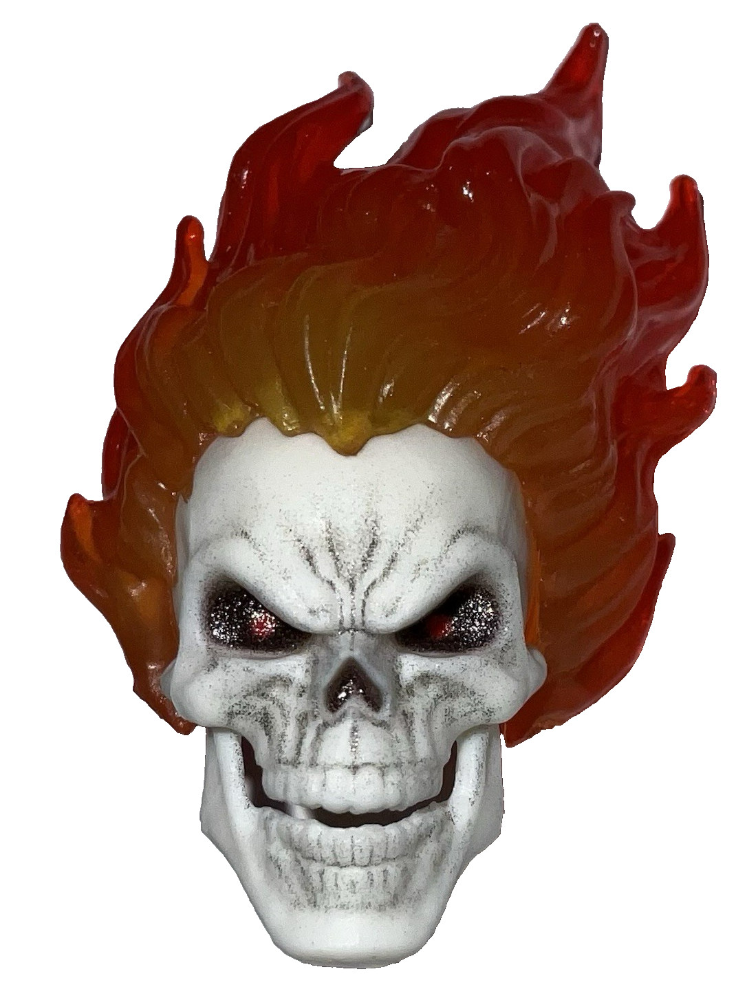 Marvel Legends Ghost Rider FLAMING SKULL HEAD Johnny Blaze Motorcycle Riders