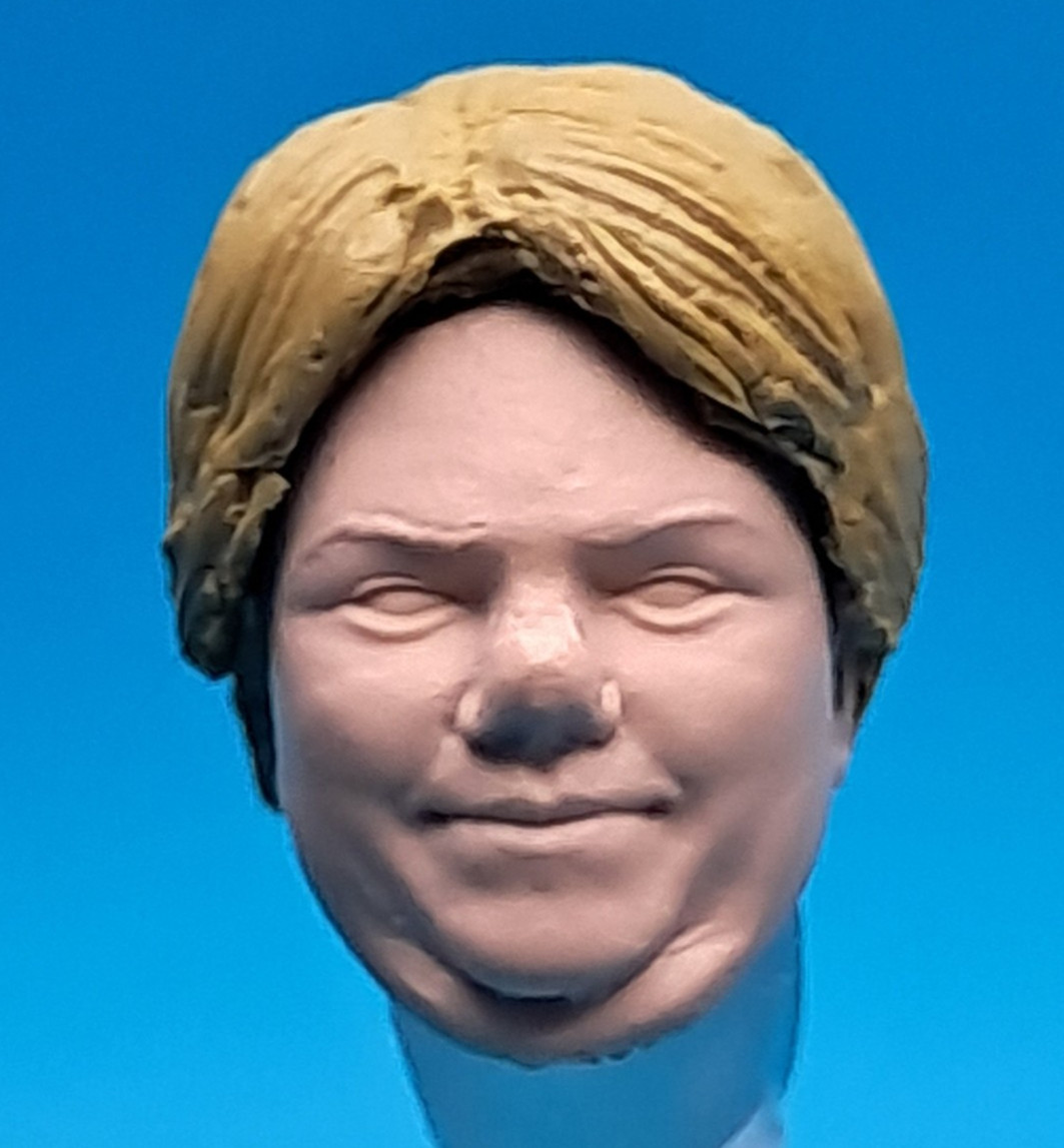Star Wars Damono Deomali Cantina Patron Custom Head Cast TVC3-3/4&Prime; 1:18Scale