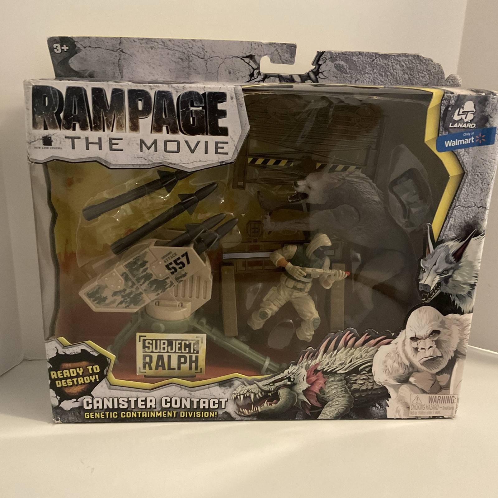 Sealed Walmart Exclusive Rampage The Movie Canister Contact Subject Ralph READ