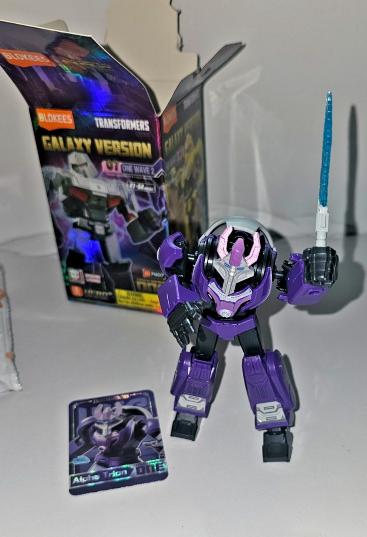Blokees Transformers ONE Galaxy Version 07 Series 2 Alpha Trion Ships in Box