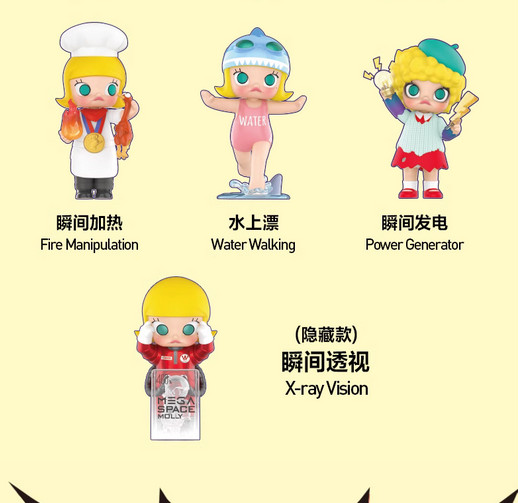 Authentic MOLLY My Instant Superpower Series Blind Box Confirmed Figure Toy NEW