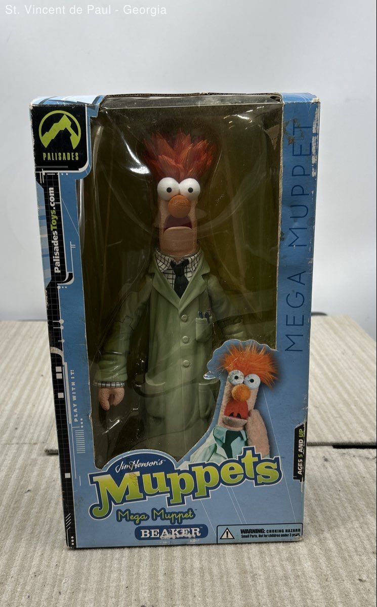Beaker Mega 13&Prime; 2003 THE MUPPET SHOW Muppets Palisades New In Box Box Damage VGC