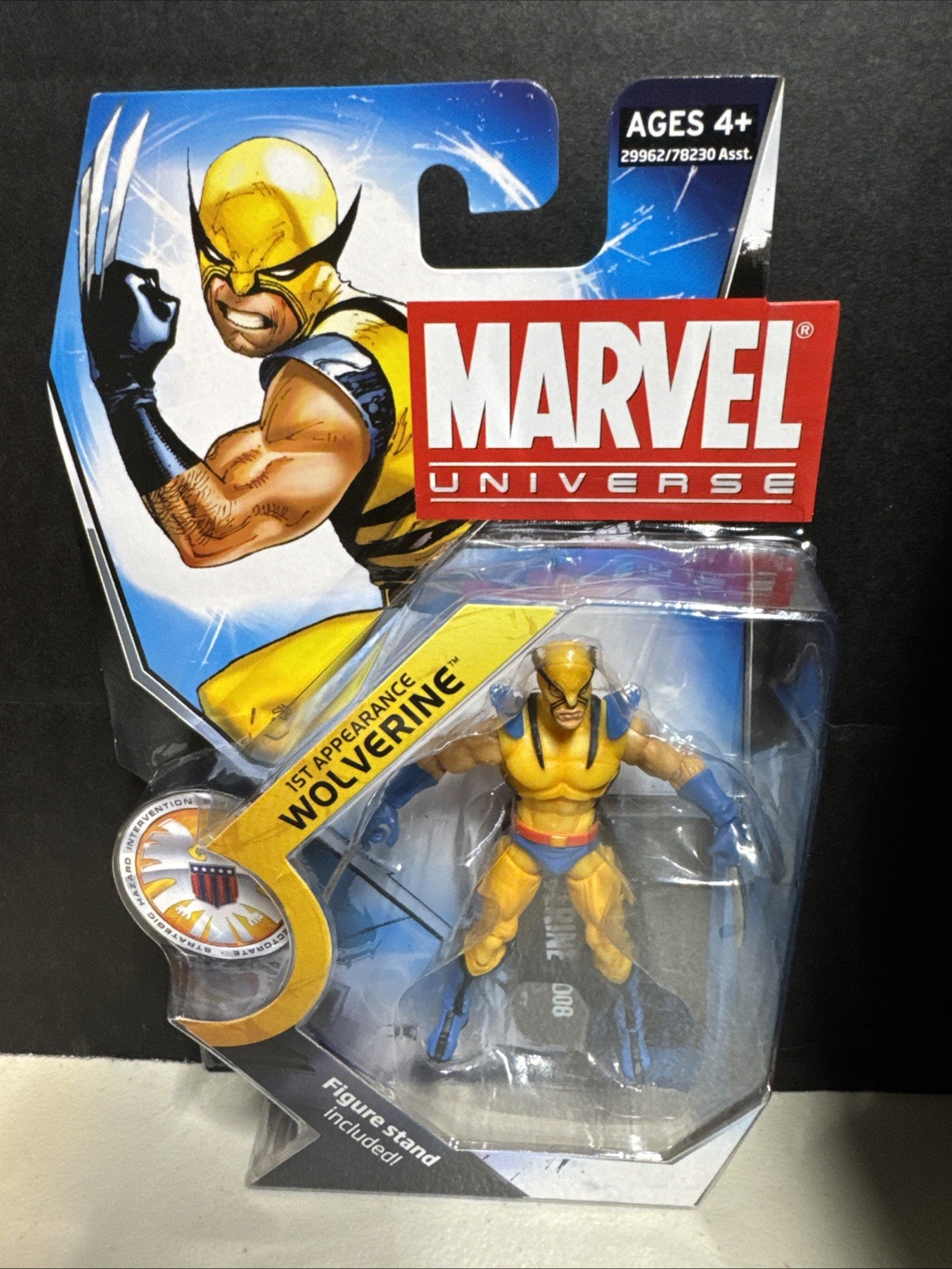 2010 Marvel Universe Wolverine 1st Appearance Action Figure Series 3 # 008 – NEW
