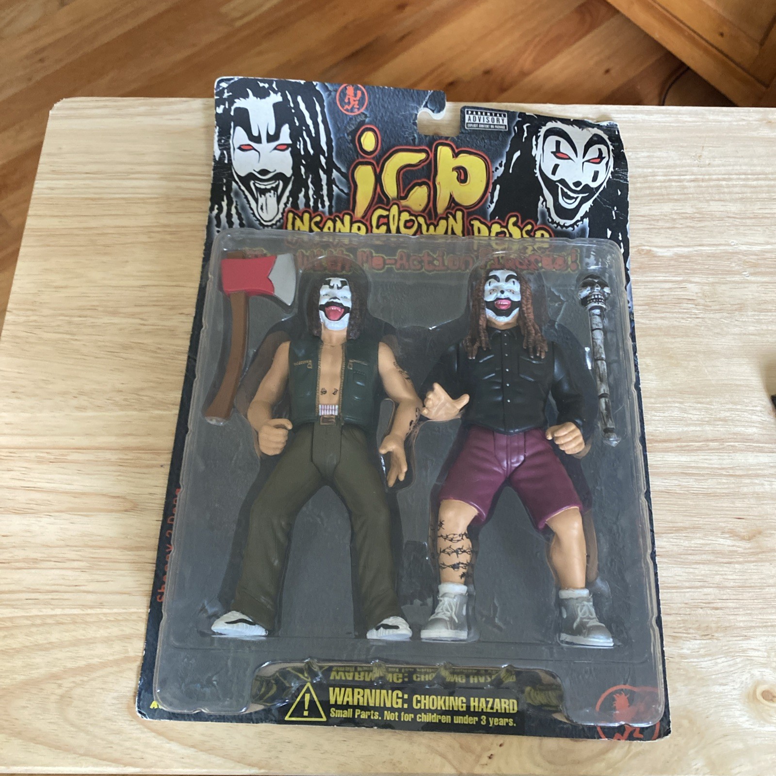 INSANE CLOWN POSSE Play W/ Me Action Figures Violent J/Shaggy2 Dope Unopened NIB