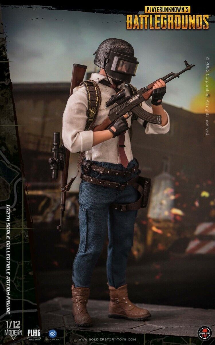Soldier Story SSG-001 PUBG PlayerUnknown&rsquo;s Battlegrounds 1/12 Action Figure Gift