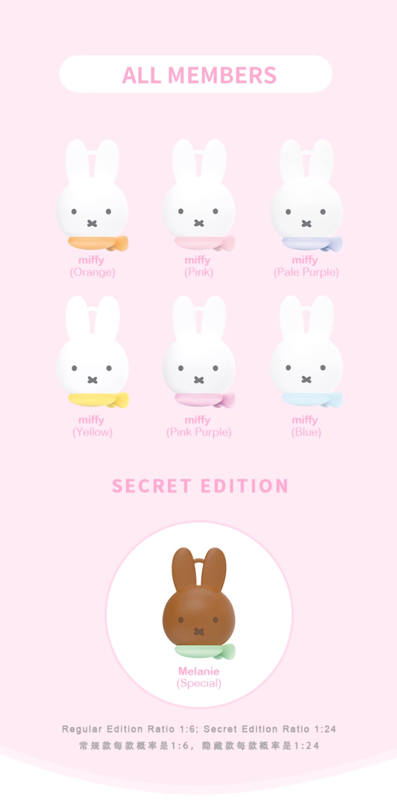 💡 Choco Teddy x Miffy Earphone Case One Random Blind Box