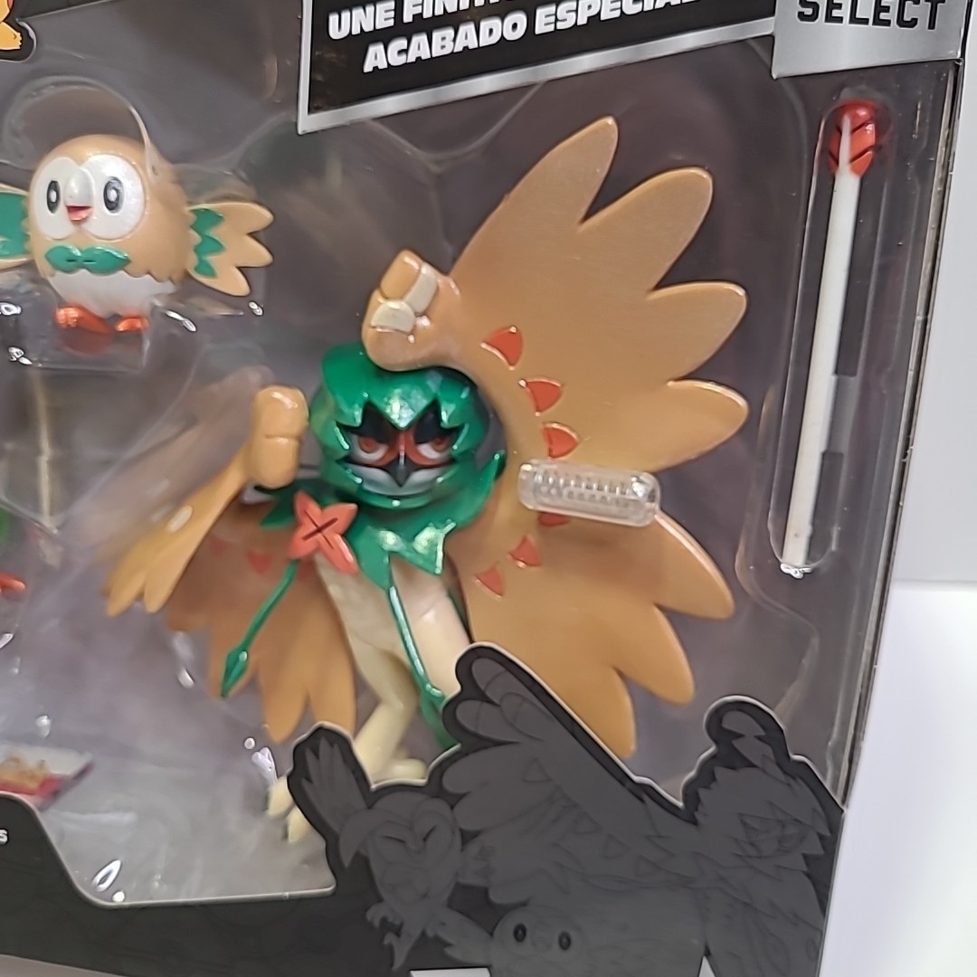 Pokemon Select Evolution Multi-Pack Rowlet Datrix Decidueye Action Figures NEW