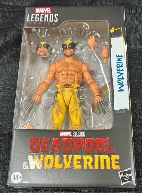 MARVEL LEGENDS DEADPOOL & WOLVERINE Shirtless 6” Exclusive Figure Hugh Jackman