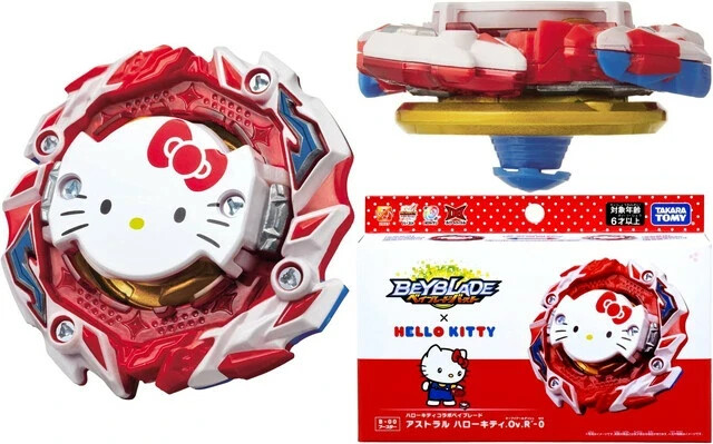 TAKARA TOMY BEYBLADE BURST DB B-00 BOOSTER ASTRAL HELLO KITTY .Ov.R’-0 Japan