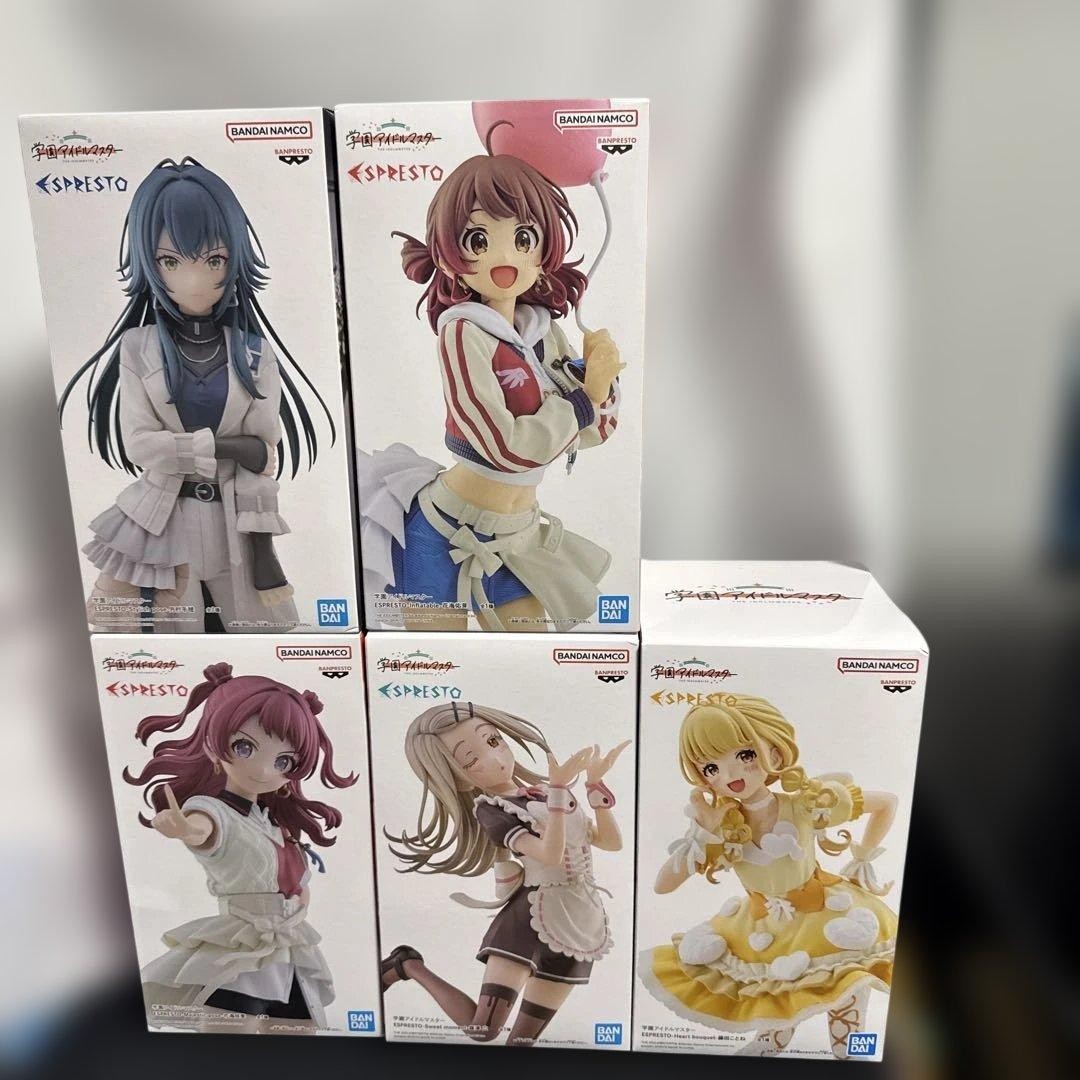 Gakuen Idolmaster ESPRESTO Prize Figure 5pc Set Sealed New Japan