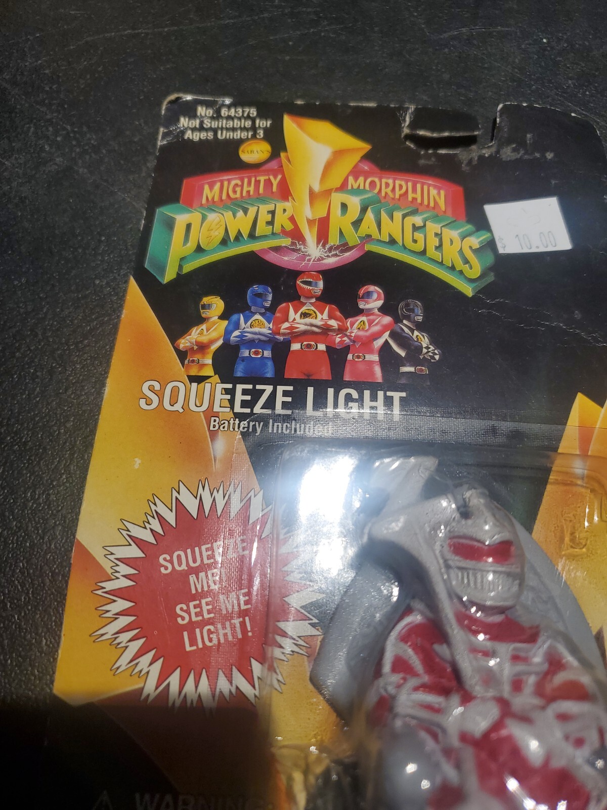 Janex Mighty Morphin Power Rangers Squeeze Red Ranger New in Box 1994