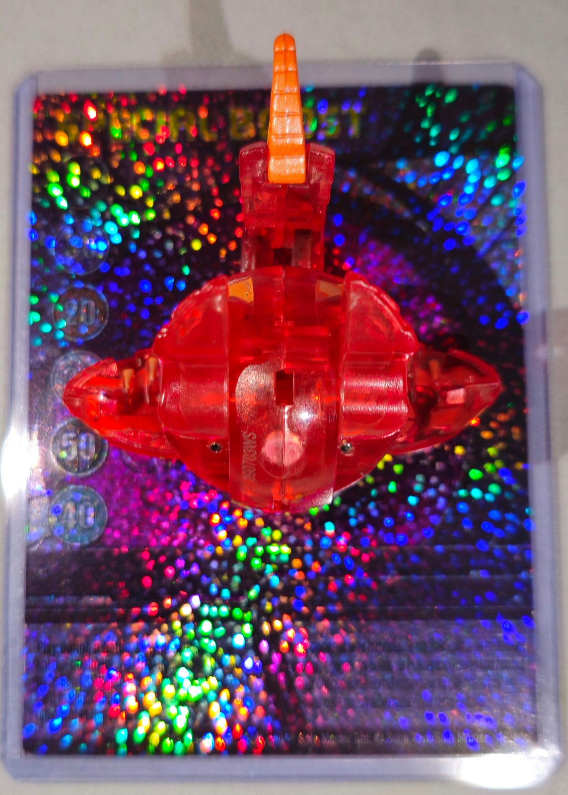 Pyrus Dragonoid Translucent Red 480g B2 + Special Boost Sparkle Holo Card