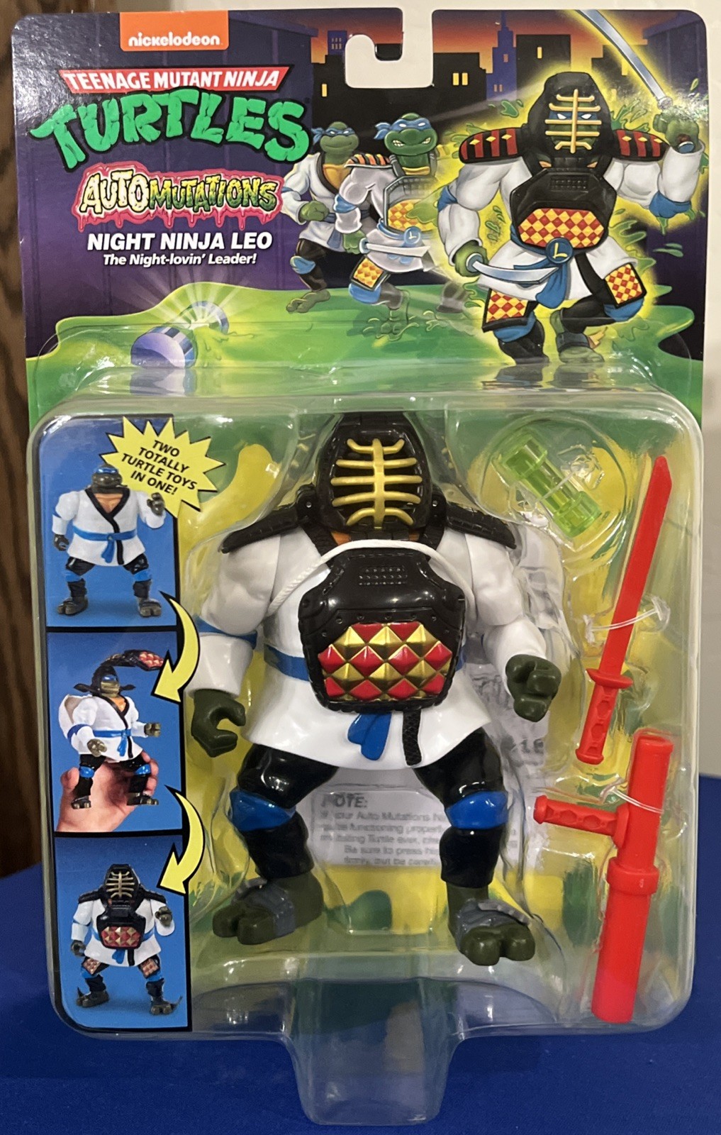 Teenage Mutant Ninja Turtles Automutations NIGHT NINJA LEO Playmates 2024 TMNT
