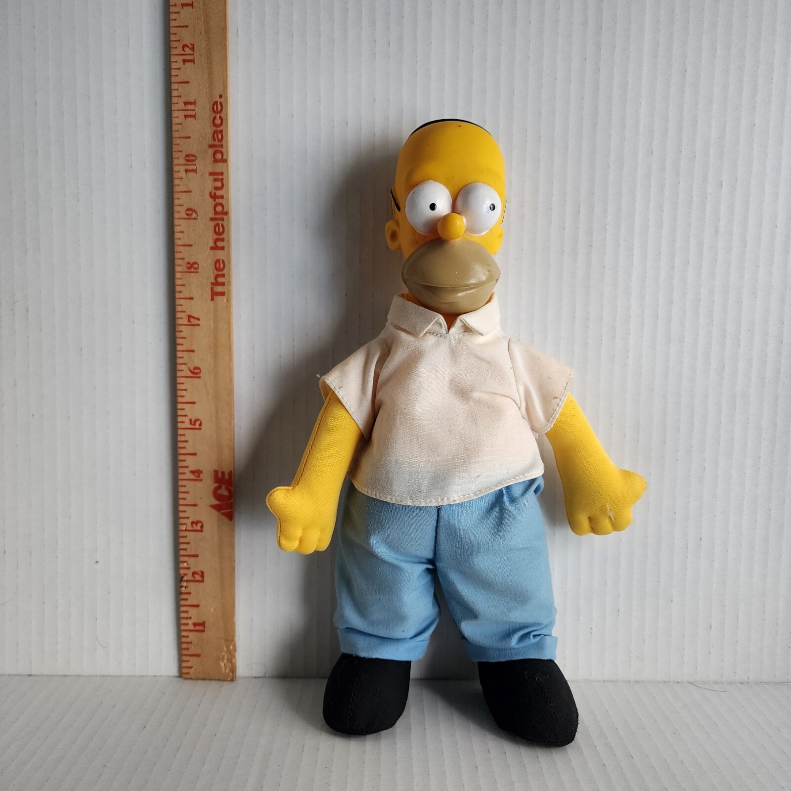 The Simpsons HOMER SIMPSON 10&Prime; Plush DOLL Toy Vintage 1990 20th Century Fox