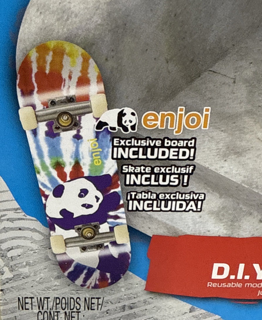 TECH DECK DIY CONCRETE REUSABLE MODELING PLAYSET EXCLUSIVE ENJOI BOARD NEW