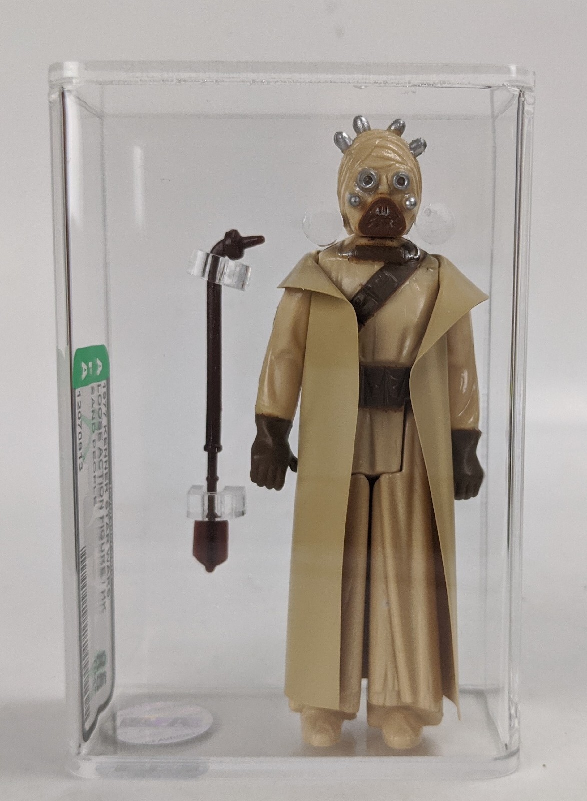 DEFECTIVE 1977 Loose Kenner AFA 85 Star Wars ANH Tusken Raider Sand Peop G3D