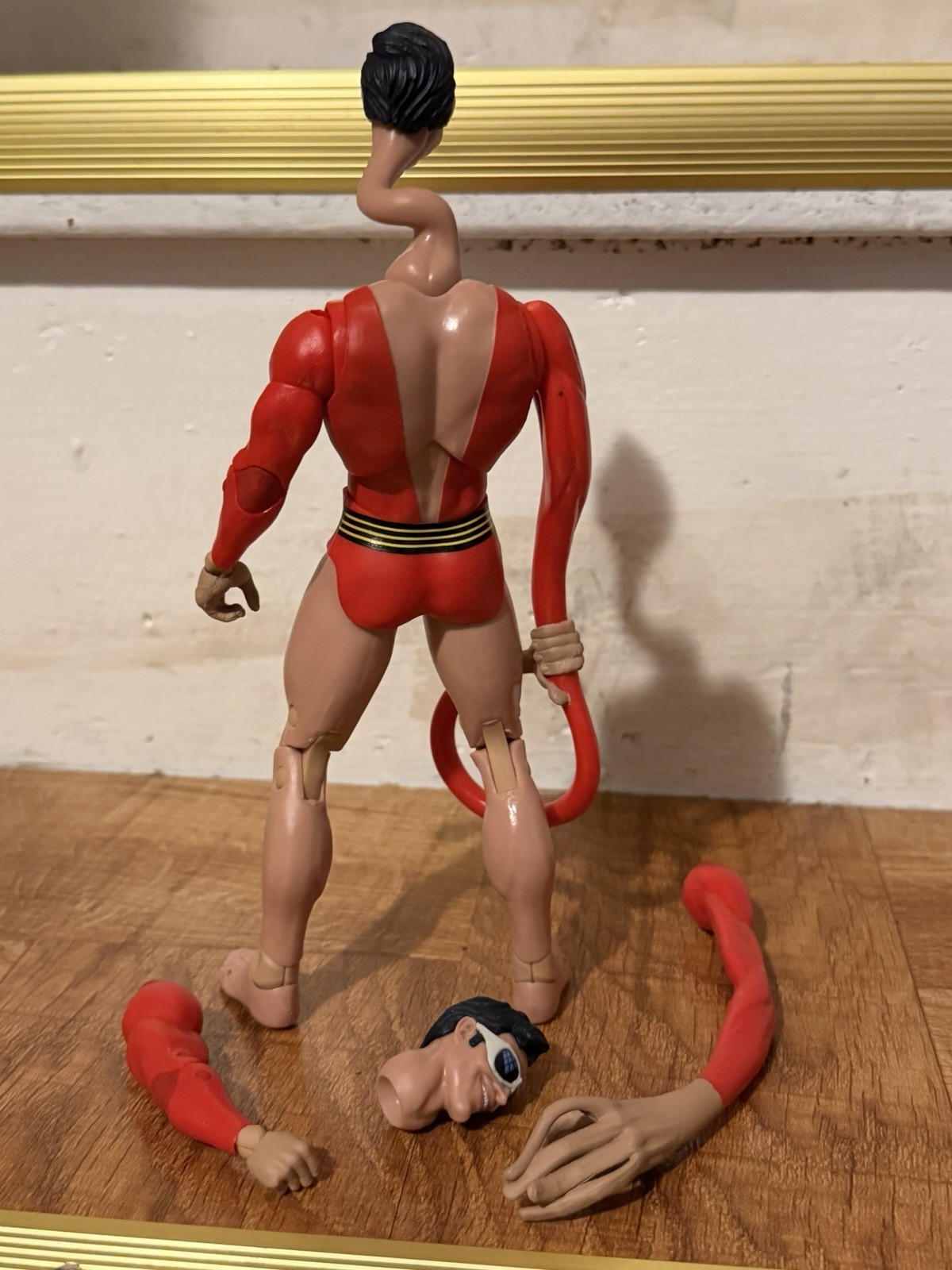 McFarlane DC Multiverse Plastic Man BAF 100% Complete JLA 7&Prime; Action Figure Rare