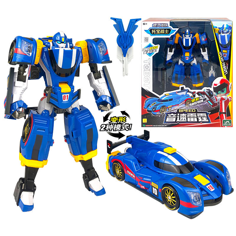 Tobot V Galaxy Detectives 9.5&Prime; Transform Figure Boys Toy Car Truck Vehicle Robot