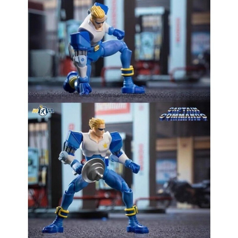 1PCS 52Toys Captain Commando Mack Captain Giuzu Baby Head 3.7&Prime; Action Figure
