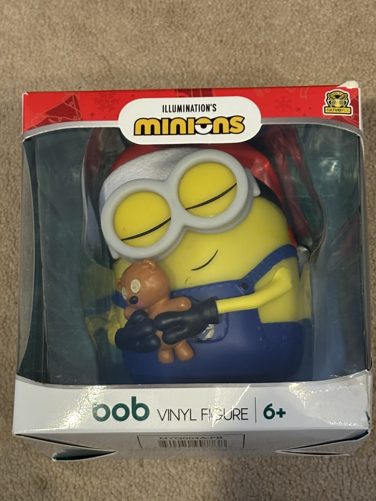 ILLUMINATION&rsquo;S MINIONS CHRISTMAS Vinyl Figure 4&Prime; Collectible BY Culturefly, BOB