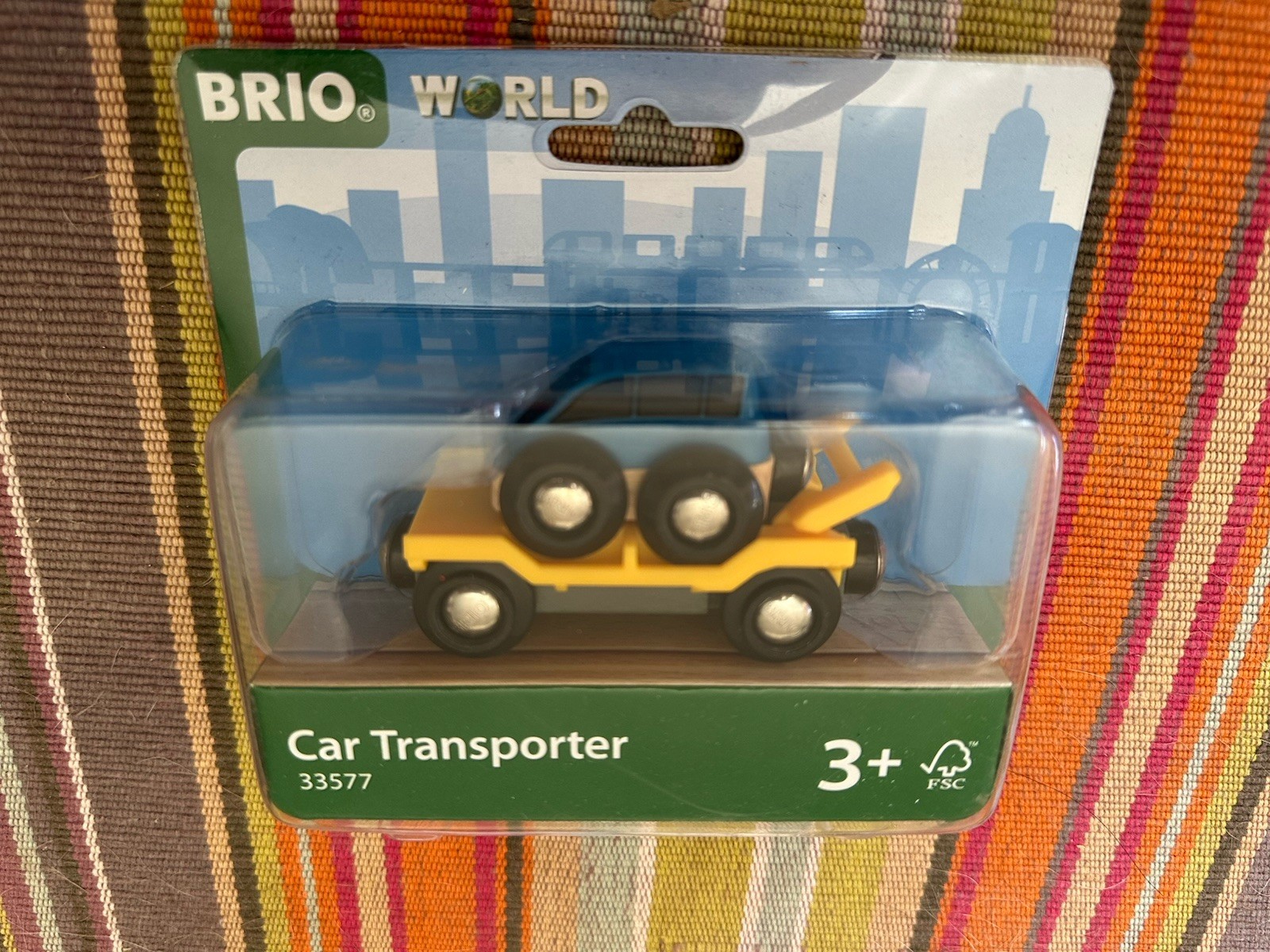 33577 BRIO World Wooden Train Car Transporter! NIB! Thomas!