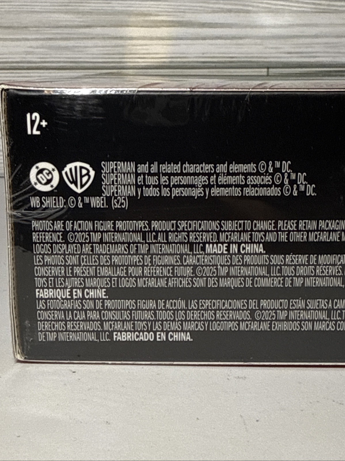 McFarlane Superman (The Dark Knight Returns) Black & White Accent Edition Figure