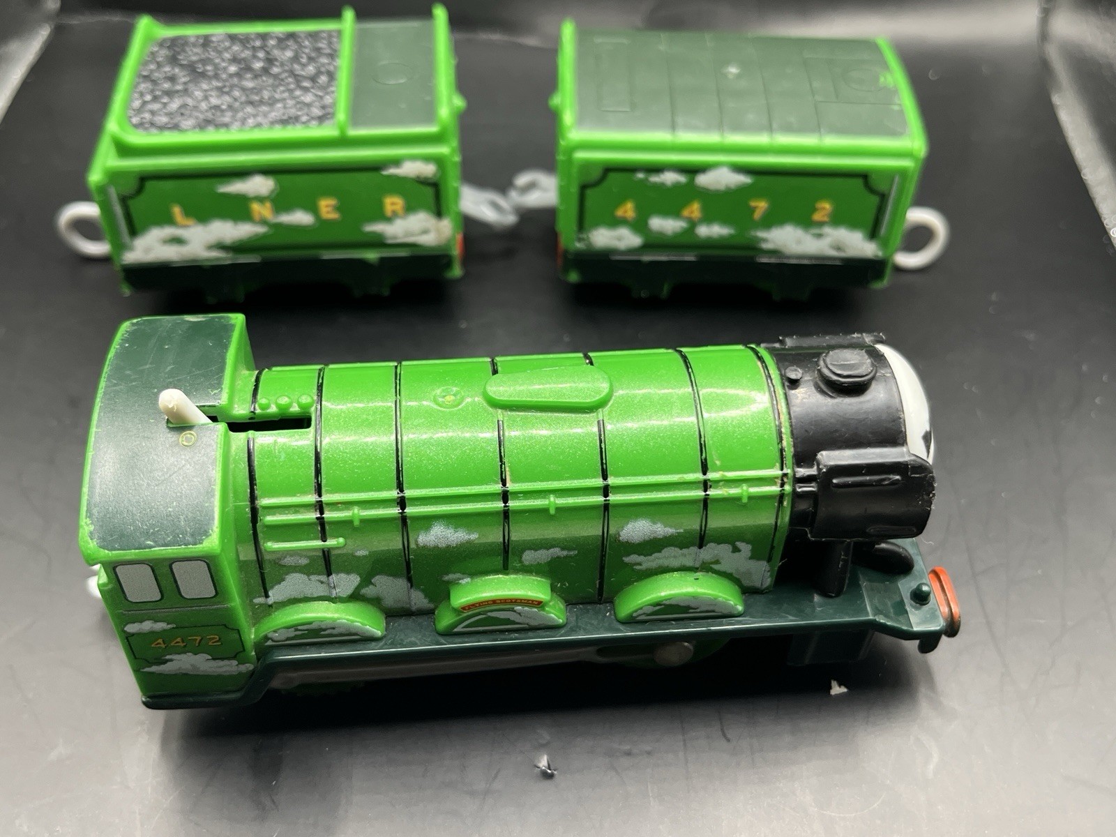 Complete Thomas Trackmaster Flying Scotsman Motorized Train Engine WORKS