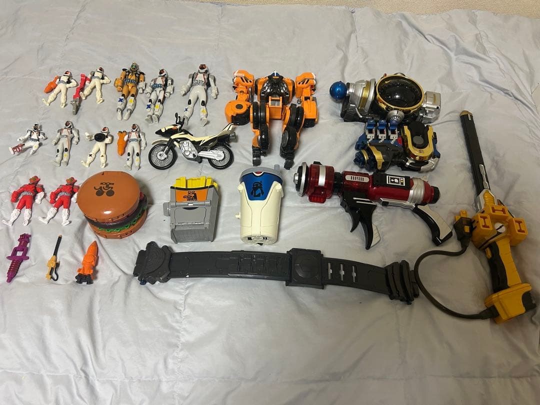 Kamen Rider Fourze Lot Set Figure Bike Henshin Belt Weapon Parts Used