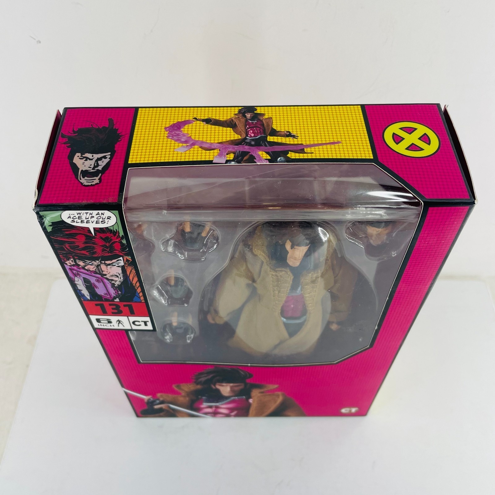Gambit X-Men Comic Version w/Accessory 6&Prime; Action Figure New Box CT Toys #131