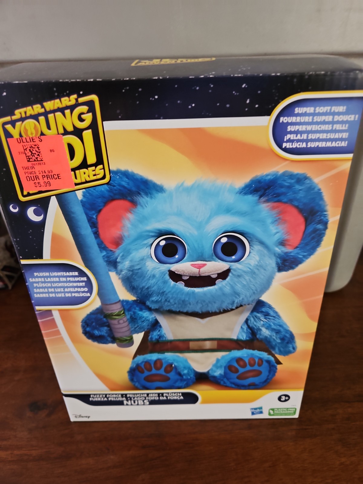 Star Wars: Young Jedi Adventures Fuzzy Force Nubs, Plush, Toys, Preschool
