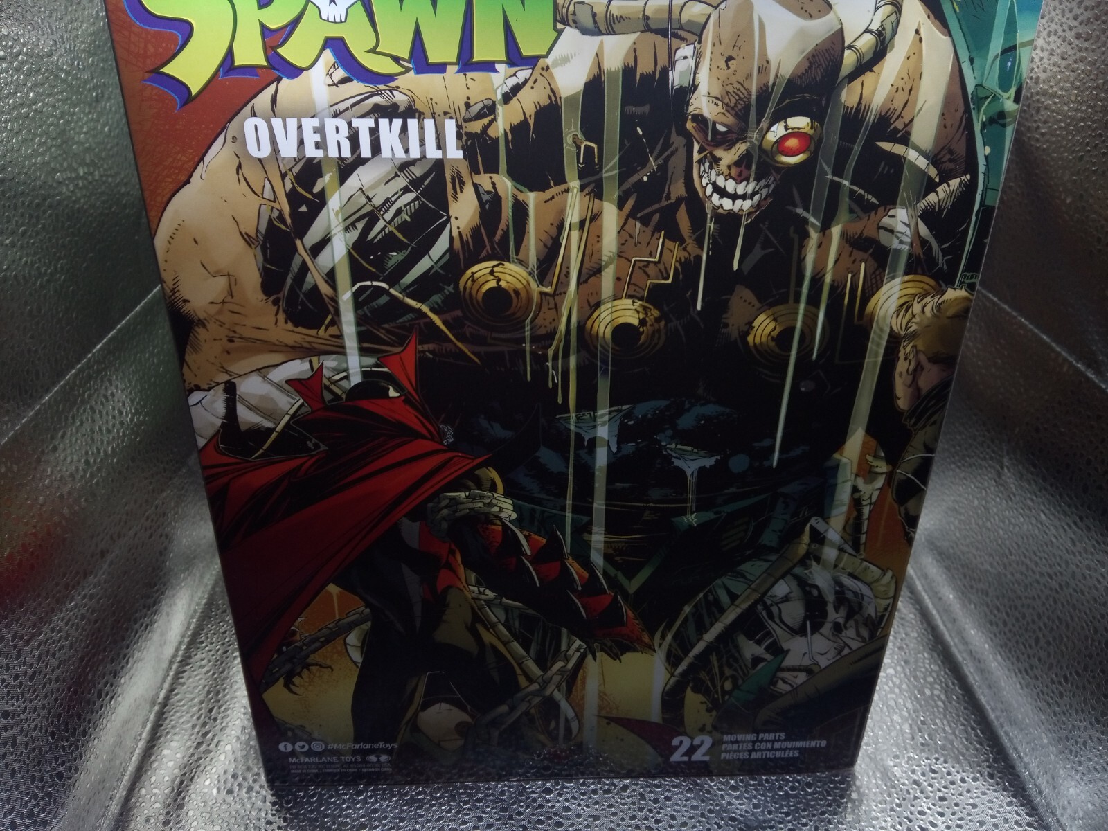 SPAWN OVERTKILL MEGAFIG 10&Prime; Action Figure McFARLANE TOYS 22 Moving Parts