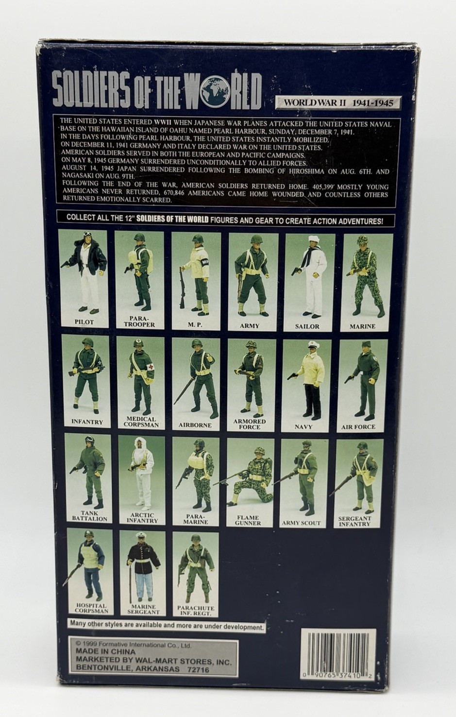 Soldiers Of The World Artic Infantry World War II WW2 – 12” Action Figure 1998