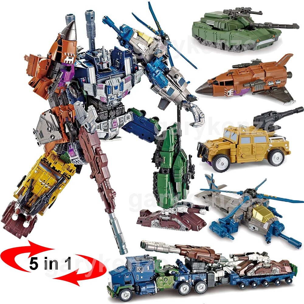 Transforming Toy 5in1 Combination Robot 18.5in Oversized Action Figure Toy Model