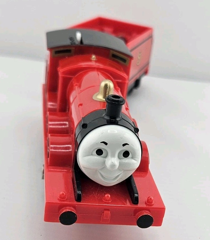 Trackmaster Thomas & Friends « James » Motorized Train Tomy Britt Allcroft 1994