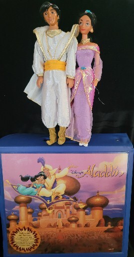 Vintage Disney Aladdin Janex Case Doll Carrier Play Case With Dolls Accessories