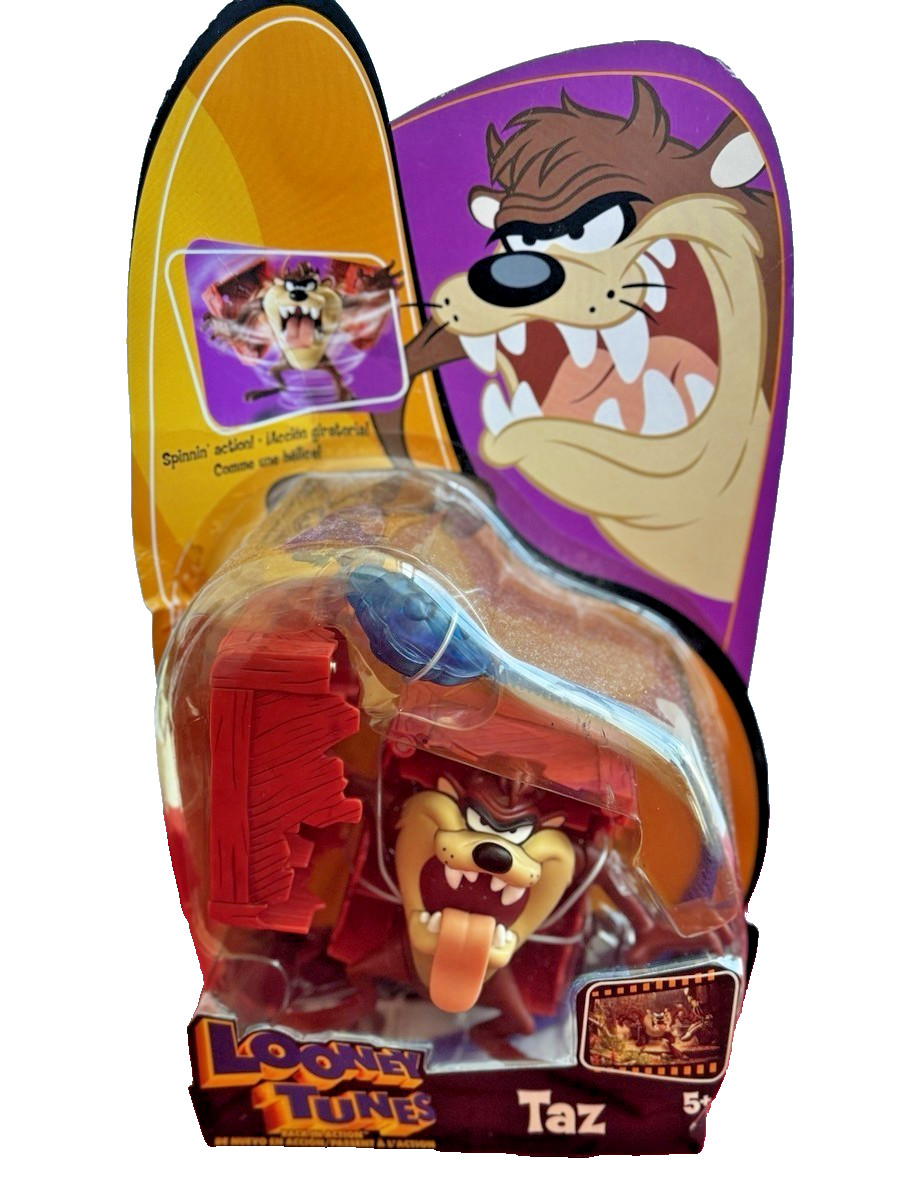Mattel 2003 Looney Tunes Back in Action TAZ Tasmanian Devil Action Figure NEW