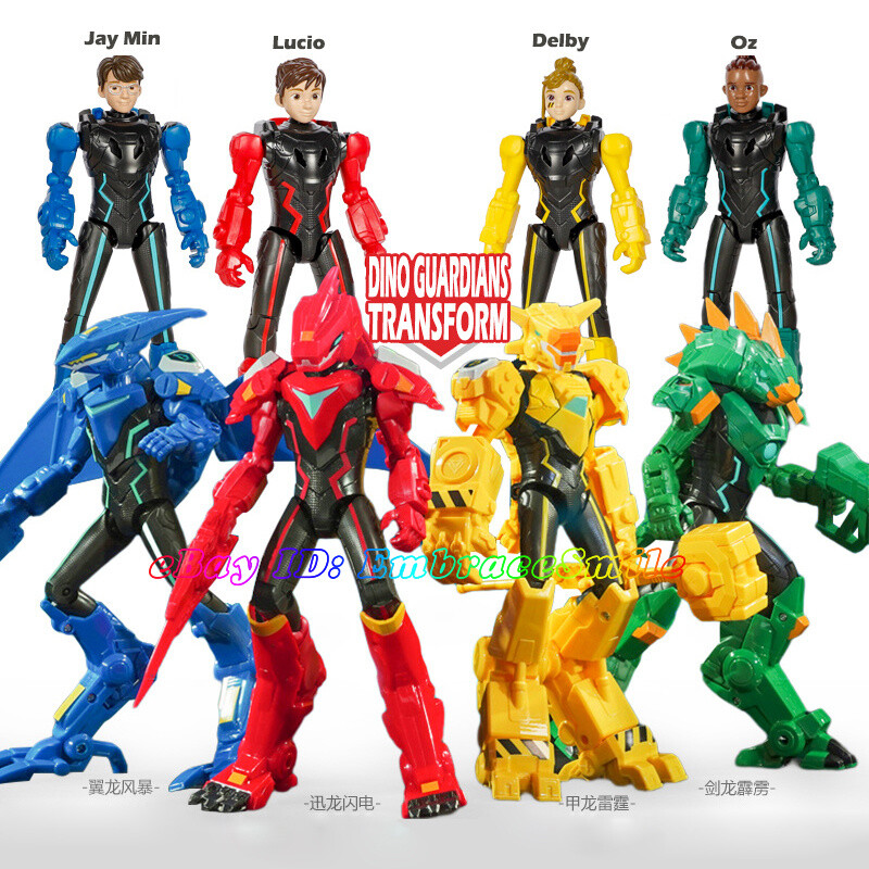 Quantum Heroes Dinoster Guardians LUCIO JAYMIN OZ DELBY Trina Action Figure Toy