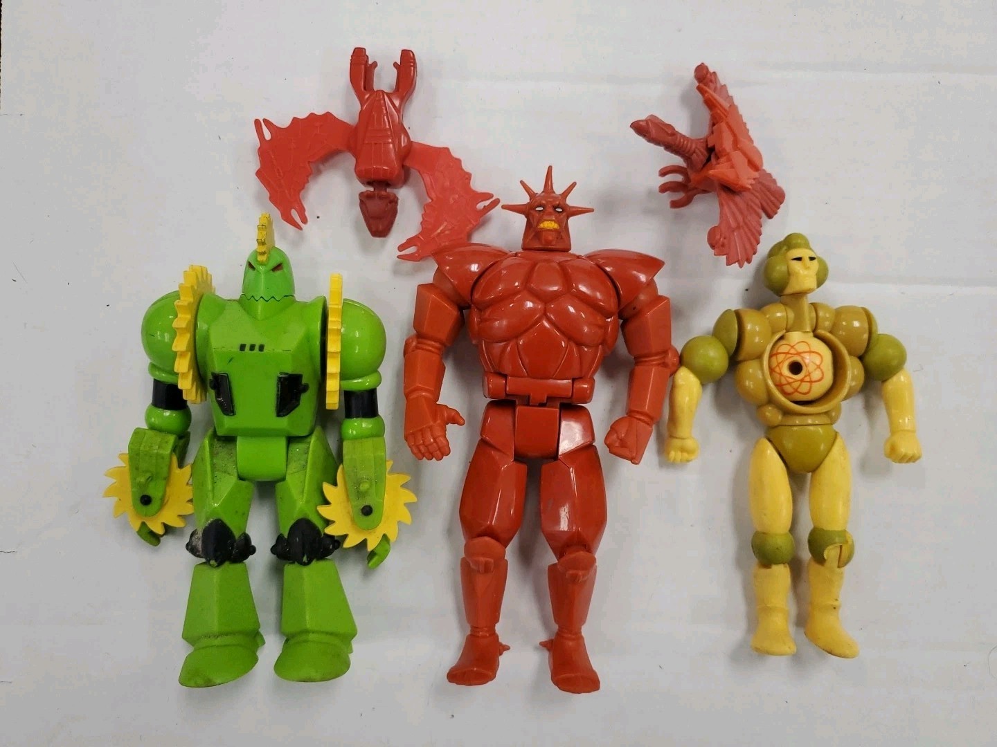 Vintage Silverhawks 1986 MOLECULAR, Volture, Buzzsaw, Mon-star Action Figure Lot
