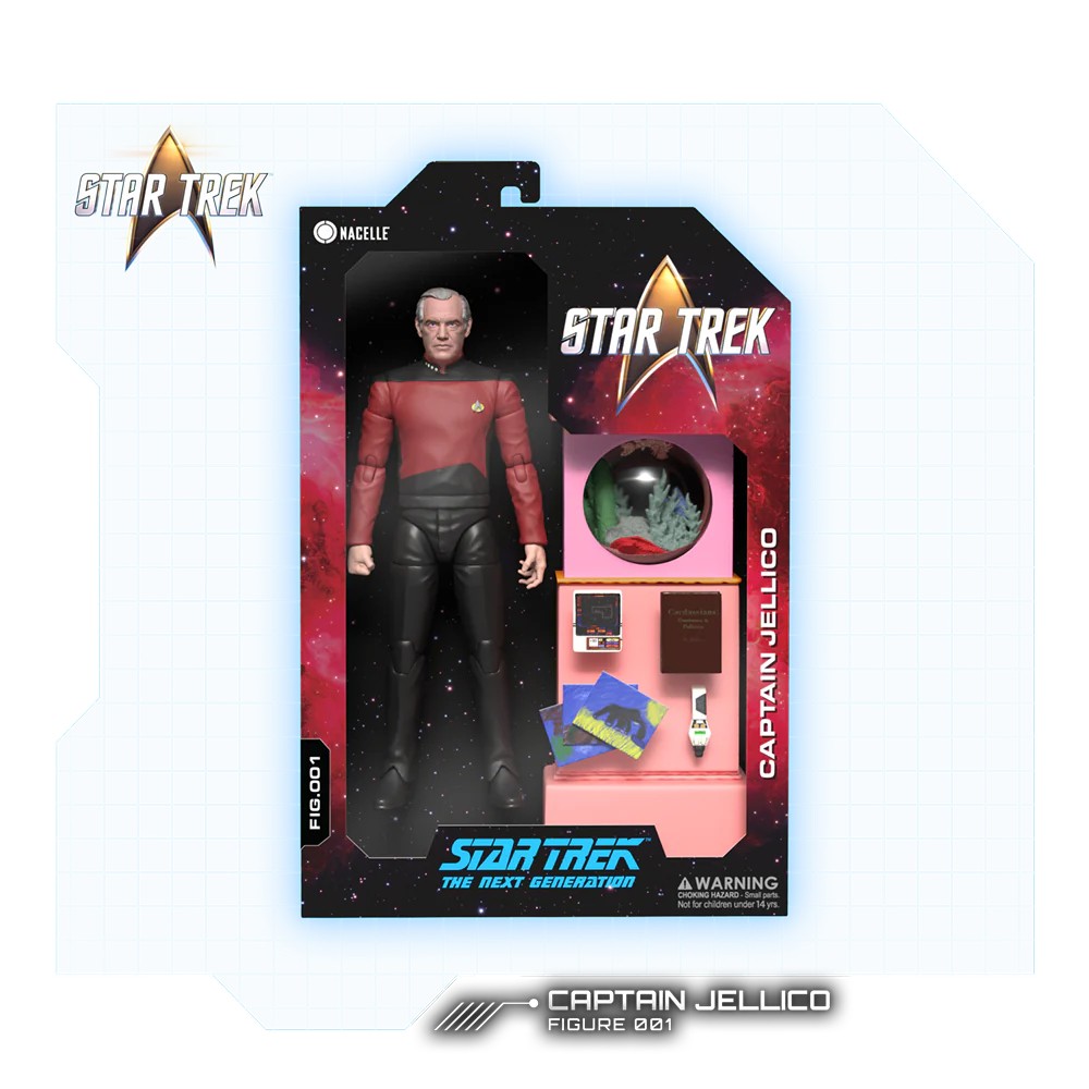 Star Trek: The Next Generation Fig.001 Captain Jellico IN STOCK US SELLER