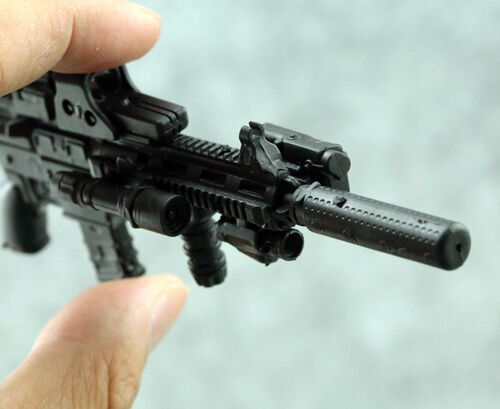 1:6 Scale Model Assembly Assault rifle Gun 4D Black HK416 For 12&Prime; Figure US#