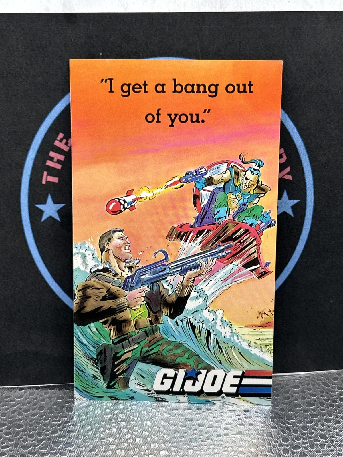 GI Joe ARAH. 1987 I Get A Bang Out Of You Postcard