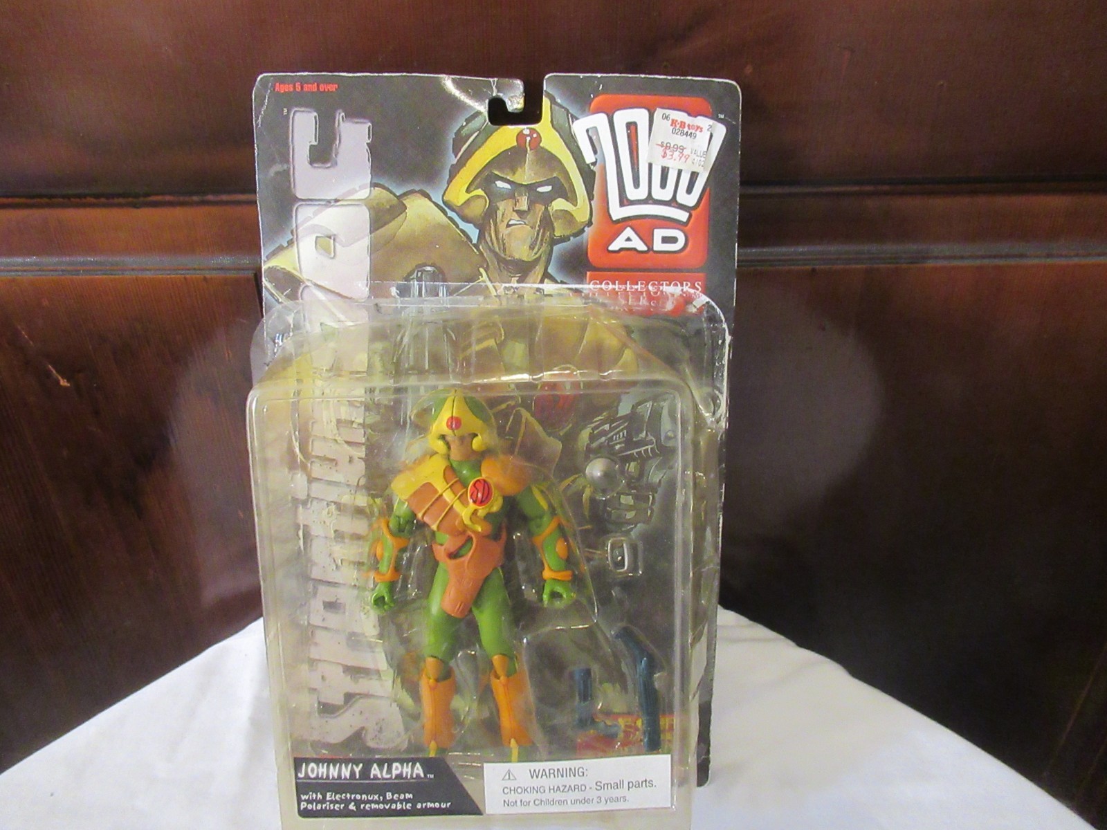 JOHNNY ALPHA 2000 AD Collectors Series Action Figure 1999 Reaction NEW